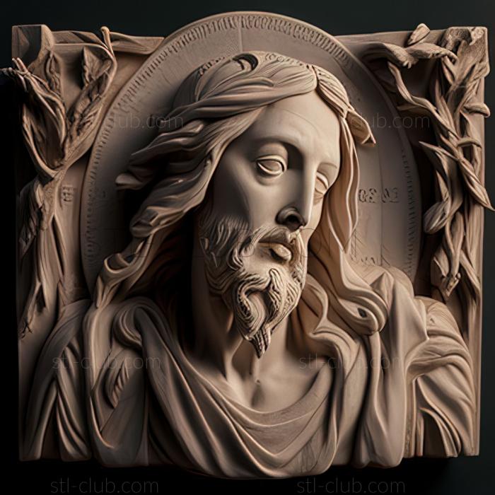 3D model st jesus (STL)